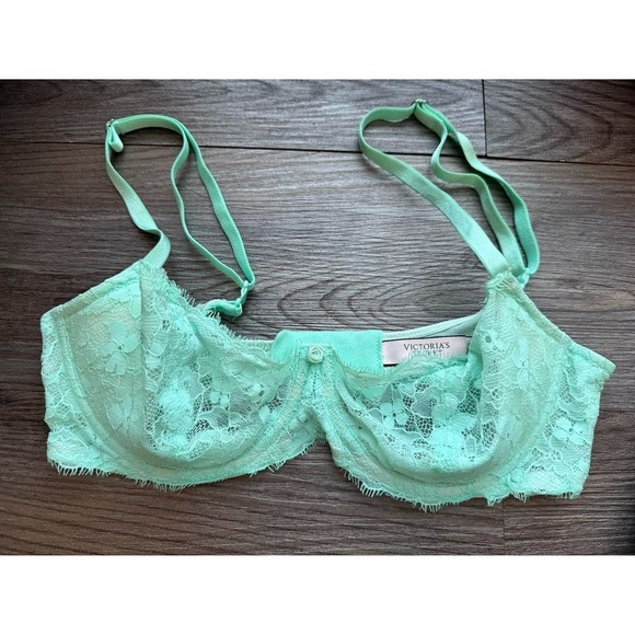 Victoria Secret Dream Angel Push Up‎ Without Padding Teal Size 32D - Picture 1 of 3